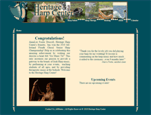 Tablet Screenshot of heritageharpcenter.com